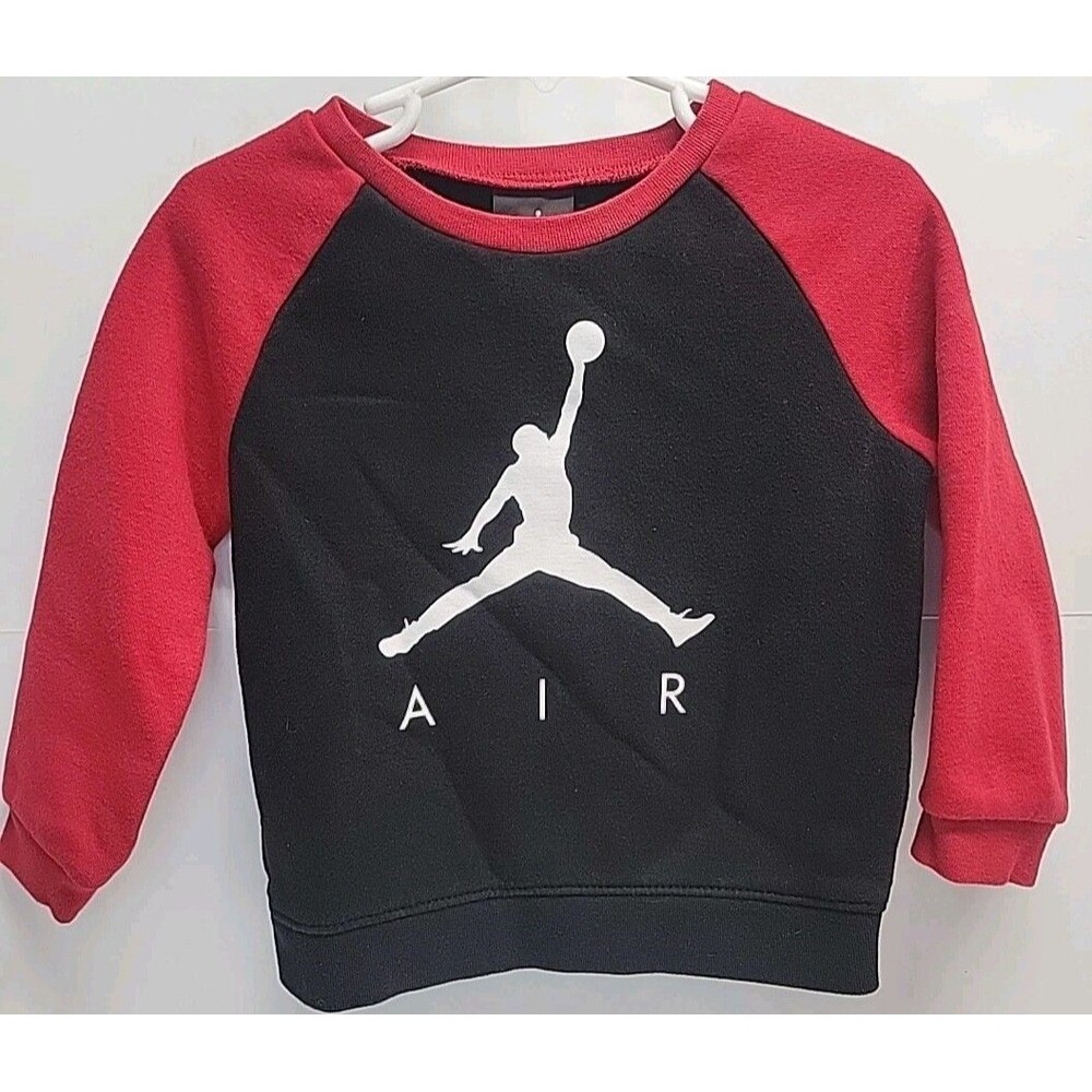 Jordan Toddler Boys Long Sleeve Crew Neck Pullover Sweatshirt Sz 24 Months